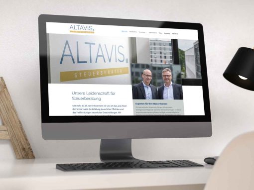 Relaunch einer Steuerberater-Website: Altavis GmbH München